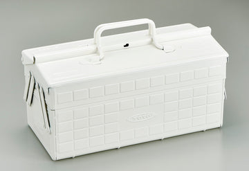TOYO: ST-350 Large Toolbox - White - Made in Japan (PRE-ORDER DECEMBER 2026)