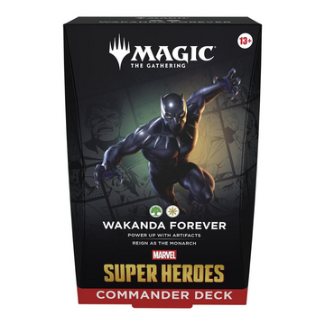 Magic the Gathering: Universes Beyond Marvel Super Heroes Commander Deck - Wakanda Forever